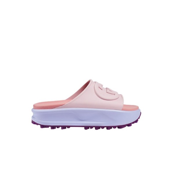 ❤구찌 여성 인터로킹 G 슬라이드 샌들슬리퍼【매장-80만원대】 - Gucci Womens Pink Slippers - gu1067x