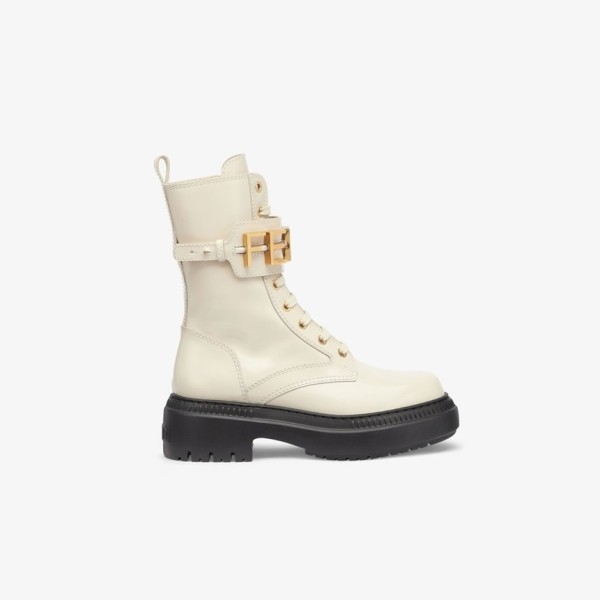 ❤펜디 여성 그래피 가죽 바이커 부츠【매장-230만원대】 - Fendi Womens White Boots - fe533x