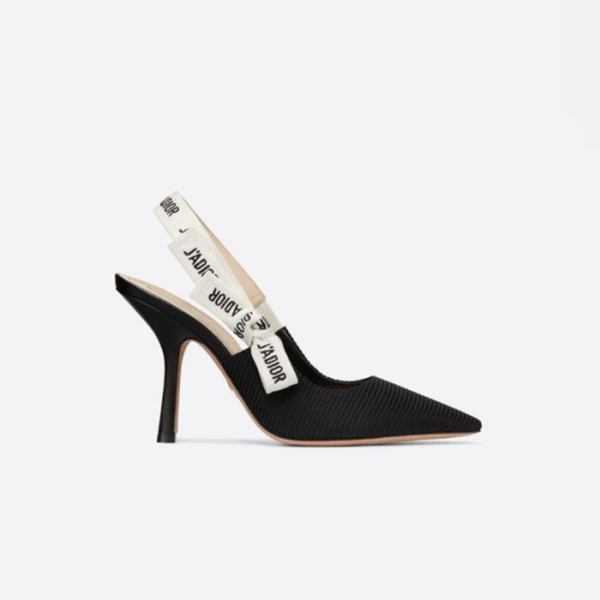 ❤디올 여성 JADIOR 슬링백 펌프스 10cm KDC201TFL 【매장-140만원대】 - Dior Womens Black Pumps - di775x