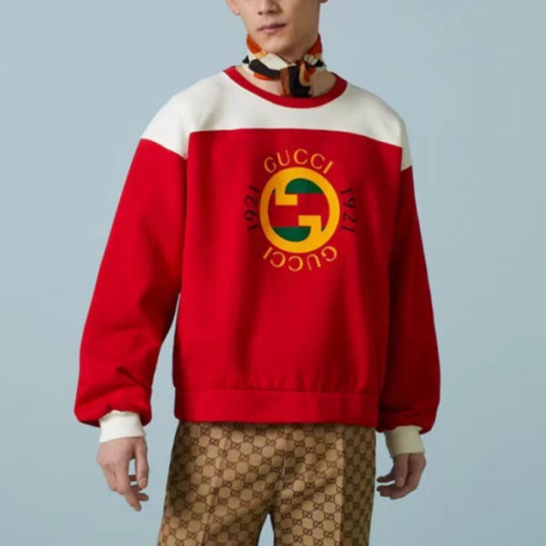 ❤구찌 남성 베이직 레드 맨투맨 - Gucci Mens Red Tshirts - gu1081x