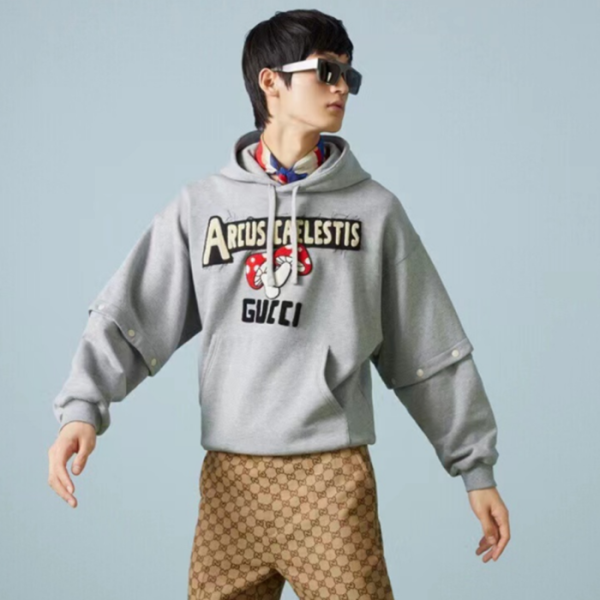 ❤구찌 남성 그레이 후드티 - Gucci Mens Gray Hoodie - gu1082x