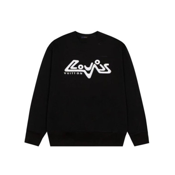 ❤루이비통 남성 블랙 맨투맨 - Louis vuitton Mens Blkack Tshirts - lv1976x