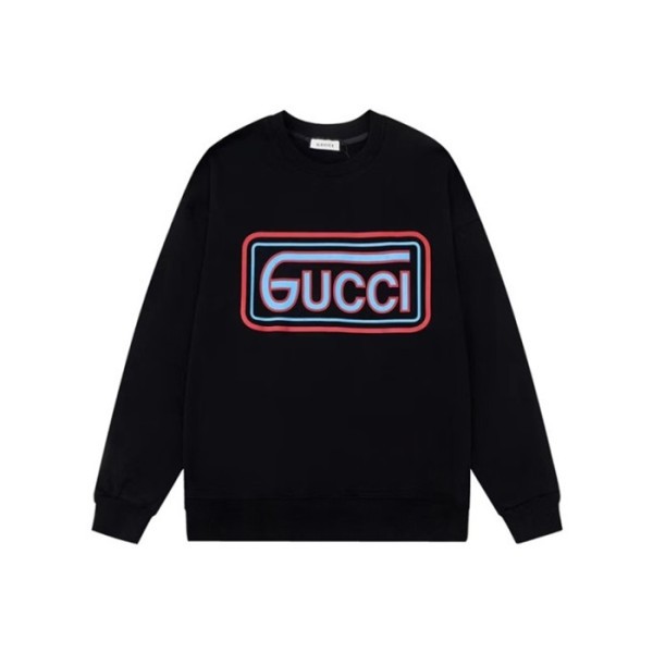 ❤구찌 남성 베이직 블랙 맨투맨 - Gucci Mens Black Tshirts - gu1086x