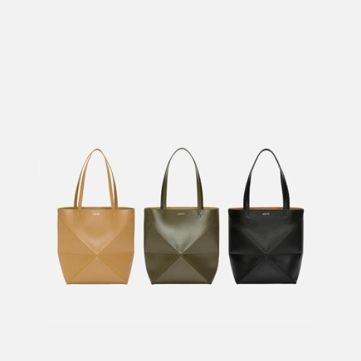 ❤로에베 남/녀 샤이니 카프스킨 미디엄 퍼즐 폴드 토트 백 【매장-270만원대】 - Loewe Unisex Shoulder Bag - loe801x