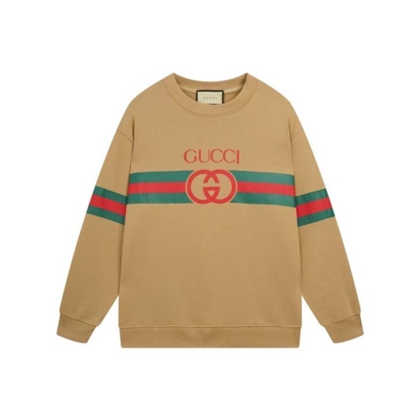 ❤구찌 남성 베이직 카멜 맨투맨 - Gucci Mens Camel Tshirts - gu1088x