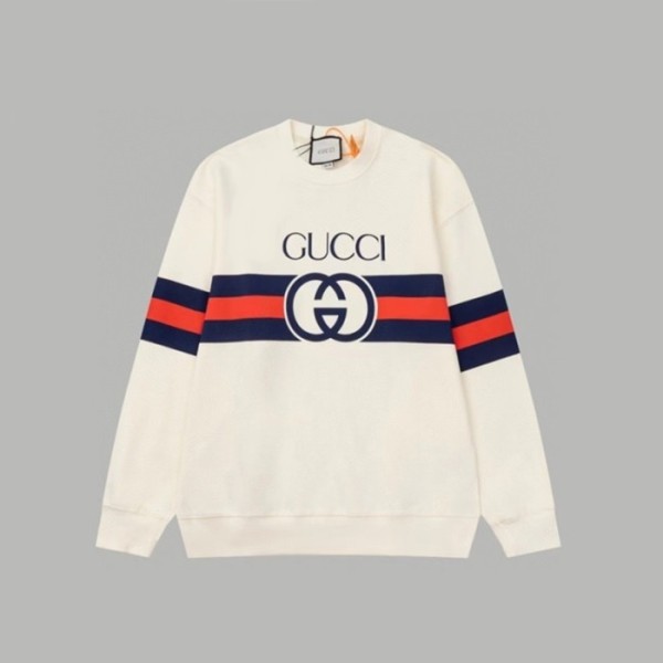 ❤구찌 남성 베이직 아이보리 맨투맨 - Gucci Mens Ivory Tshirts - gu1089x