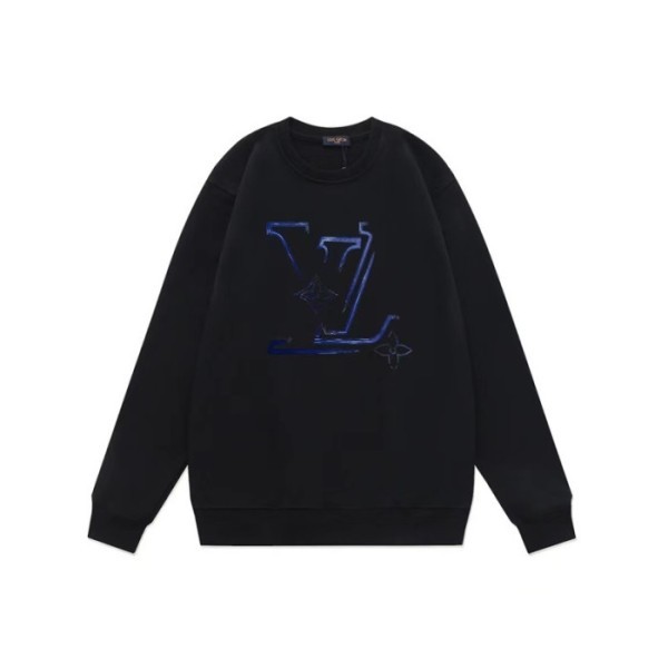 ❤루이비통 남성 블랙 맨투맨 - Louis vuitton Mens Blkack Tshirts - lv1979x