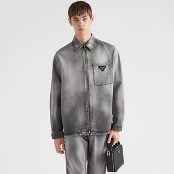 ❤프라다 남성 블랙 집업 자켓 - Prada Mens Black Jackets - pr772x