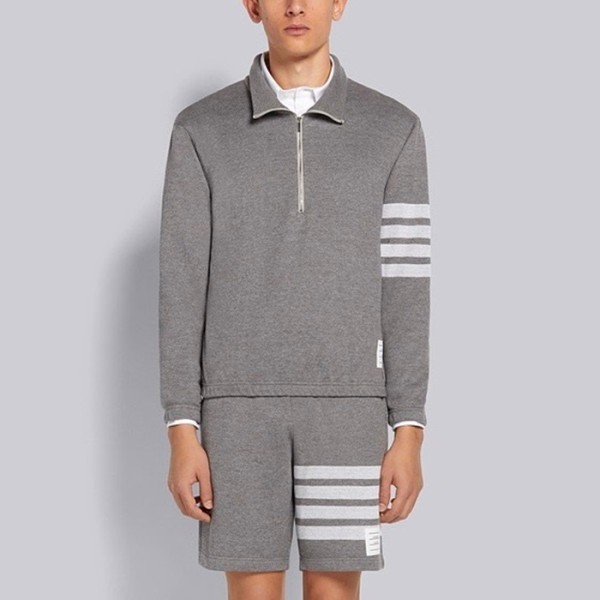 ❤톰브라운 남성 그레이 폴로 맨투맨 - Thom Browne Mens Gray Tshirts - th95x