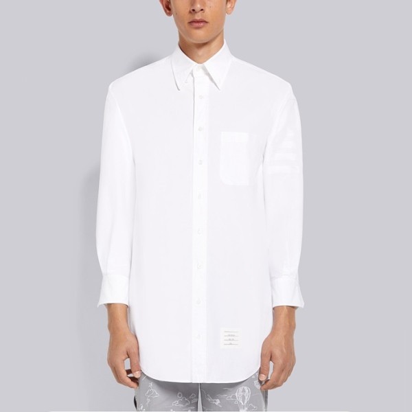 ❤톰브라운 남성 화이트 셔츠 - Thom Browne Mens White Tshirts - th97x