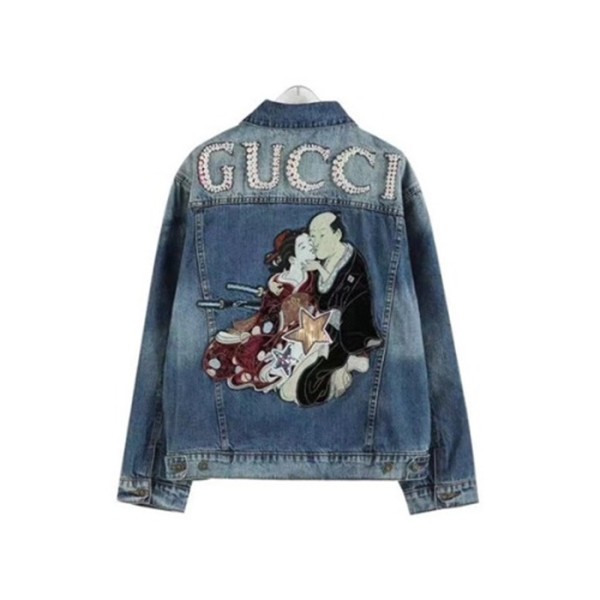❤구찌 남성 캐쥬얼 블루 데님 자켓 - Gucci Mens Blue Jackets - gu1093x