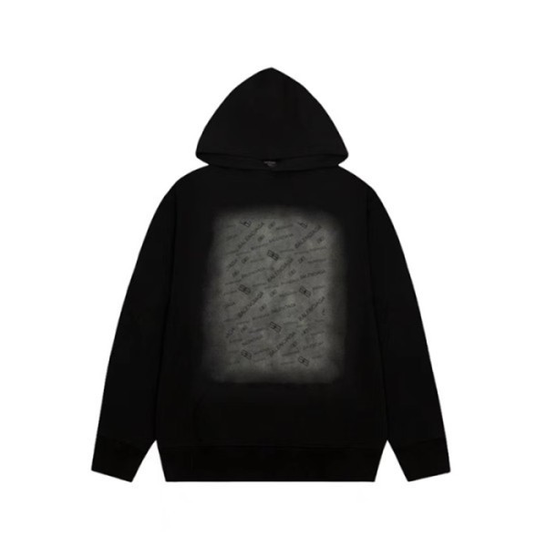 ❤발렌시아가 남성 블랙 후드티 - Balenciaga Mens Black Hoodie - ba798x