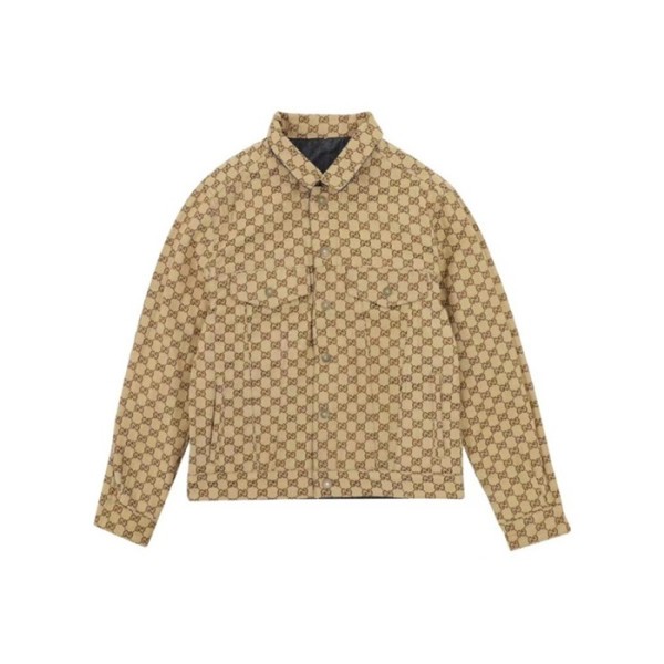 ❤구찌 남성 캐쥬얼 카멜 양면 데님자켓 - Gucci Mens Camel Jackets - gu1101x