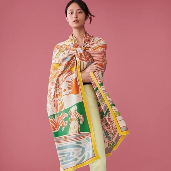 ❤에르메스 여성 오렌지 스카프 - Hermes Womens Orange Scarf - he499x