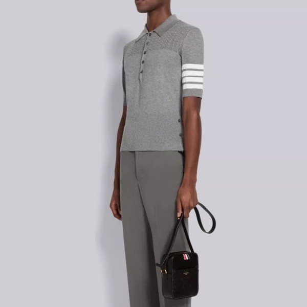 ❤톰브라운 남성 블랙 카메라백 - Thom Browne Mens Black Camera bag - th110x