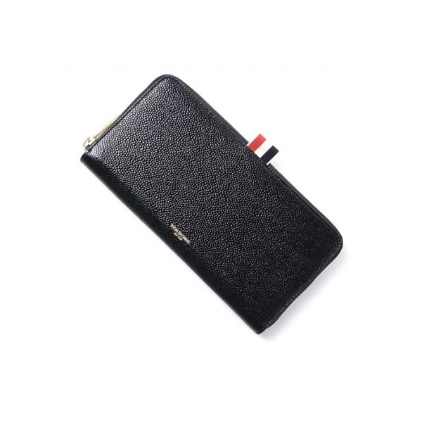 ❤톰브라운 남성 블랙 장지갑 - Thom Browne Mens Black Long Wallets - th111x