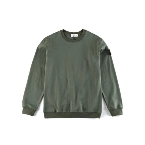 ❤스톤아일랜드 남성 모던 카키 맨투맨 - Stone Island Mens Khaki Tshirts - st90x