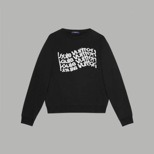 ❤루이비통 남성 블랙 맨투맨 - Louis vuitton Mens Black Tshirts - lv2017x