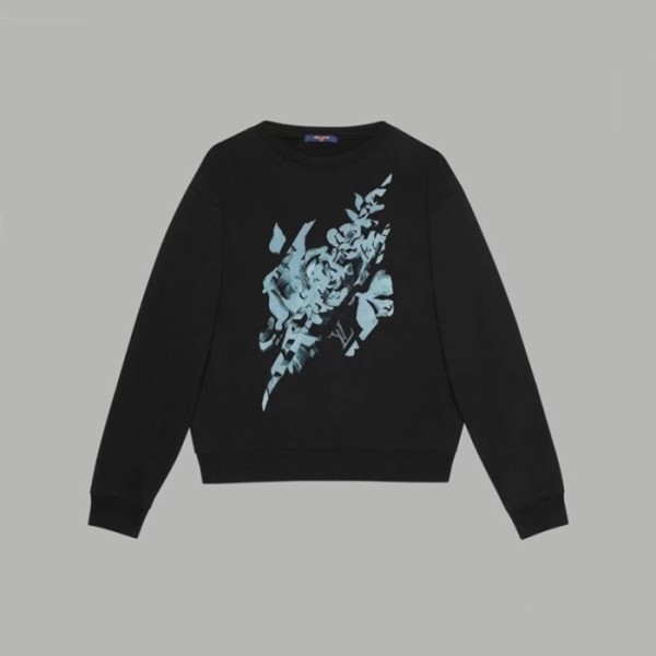 ❤루이비통 남성 블랙 맨투맨 - Louis vuitton Mens Black Tshirts - lv2019x