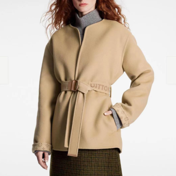 ❤루이비통 여성 베이지 코트 - Louis vuitton Womens Beige Coats - lv2020x