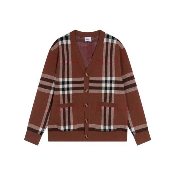 ❤버버리 남성 브라운 브이넥 가디건 - Burberry Mens Brown Cardigan - bu329x