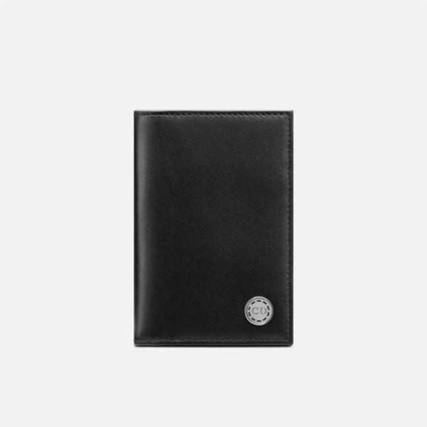 ❤디올 남성 블랙 반지갑 - Dior Mens Black Half Wallets - di810x