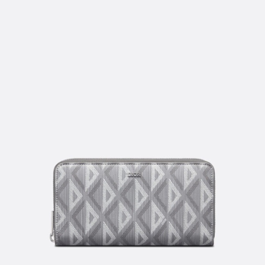 ❤디올 남성 그레이 지퍼돌이 장지갑 - Dior Mens Gray Zippy Wallets - di825x