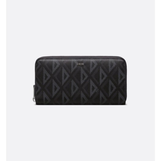 ❤디올 남성 블랙 지퍼돌이 장지갑 - Dior Mens Black Zippy Wallets - di826x