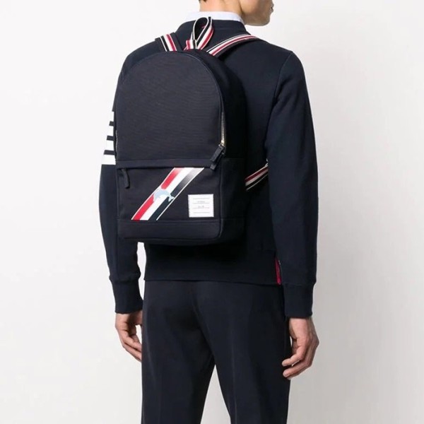 ❤톰브라운 남성 블랙 백팩 - Thom Brown Mens Black Back Pack - th117x