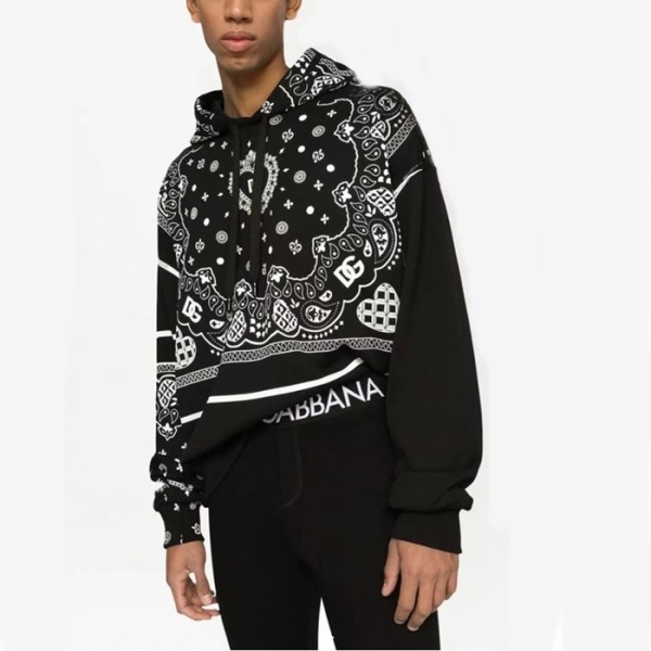 ❤돌체앤가바나 남성 블랙 후드티 - Dolce&Gabbana Mens Black Hoodie - dol505x