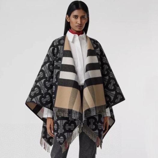 ❤버버리 여성 베이지 양면 판쵸 - Burberry Womens Beige Pancho - bu329x