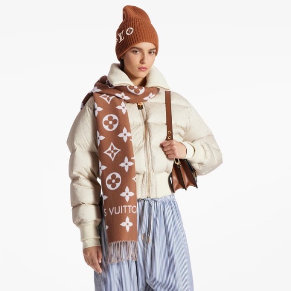 ❤루이비통 여성 버건디 머플러 - Louis vuitton Womens Bugundy Muffler - lv2010x