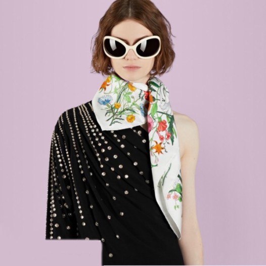 ❤구찌 여성 화이트 스카프 - Gucci Womens White Scarf - gu1087x