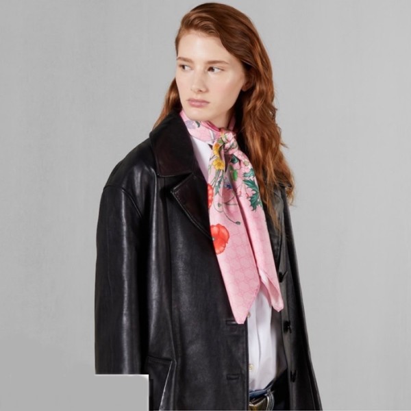 ❤구찌 여성 핑크 스카프 - Gucci Womens Pink Scarf - gu1088x