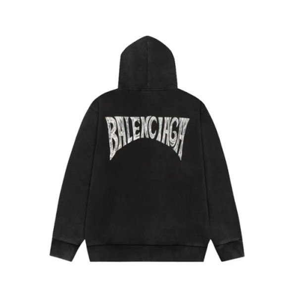❤발렌시아가 남성 블랙 후드티 - Balenciaga Mens Black Hoodie - ba805x