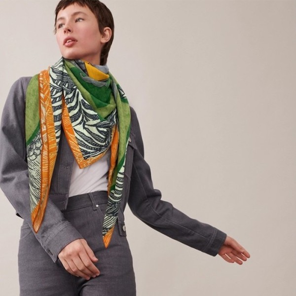 ❤에르메스 여성 그린 스카프 - Hermes Womens Green Scarf - he511x