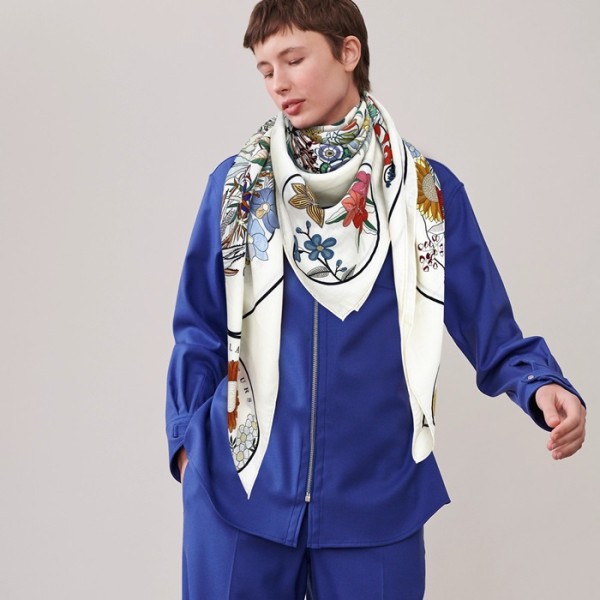 ❤에르메스 여성 화이트 스카프 - Hermes Womens White Scarf - he512x