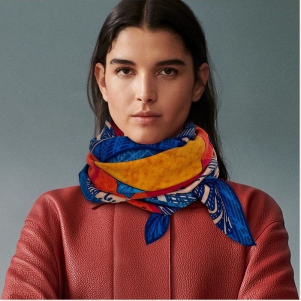 ❤에르메스 여성 레드 스카프 - Hermes Womens Red Scarf - he517x