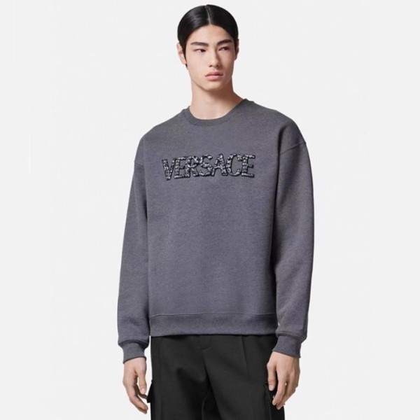 ❤베르사체 남성 그레이 크루넥 맨투맨- Versace Mens Gray Tshirts - ve122x