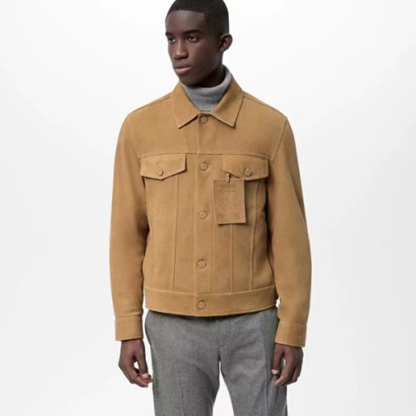 ❤루이비통 남성 카멜 가죽 자켓 - Louis vuitton Mens Camel Jackets - lv2026x