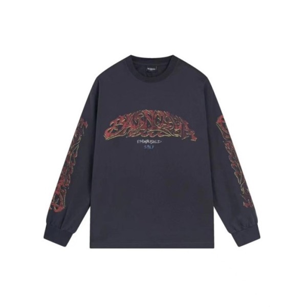 ❤발렌시아가 남성 블랙 맨투맨 - Balenciaga Mens Black Tshirts - ba809x