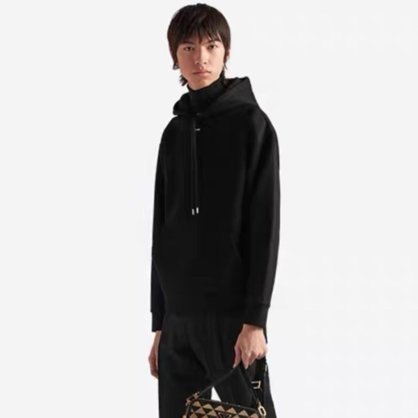 ❤프라다 남성 캐쥬얼 블랙 후드티 - Prada Mens Black Hoodie - pr790x