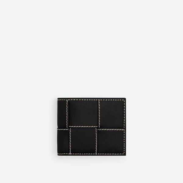 ❤보테가베네타 남성 블랙 반지갑 - Bottega Veneta Mens Black Half Wallets - bv205x