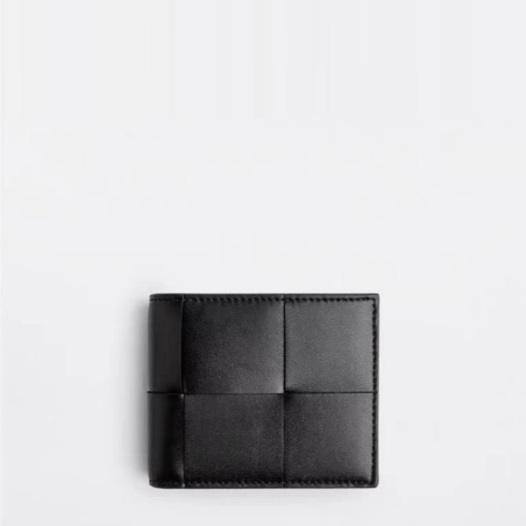 ❤보테가베네타 남성 블랙 반지갑 - Bottega Veneta Mens Black Half Wallets - bv207x