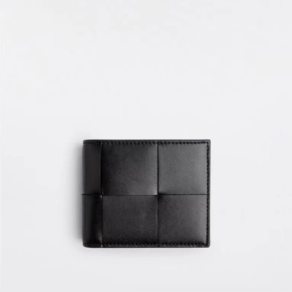 ❤보테가베네타 남성 블랙 반지갑 - Bottega Veneta Mens Black Half Wallets - bv207x