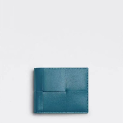 ❤보테가베네타 남성 블루 반지갑 - Bottega Veneta Mens Blue Half Wallets - bv208x