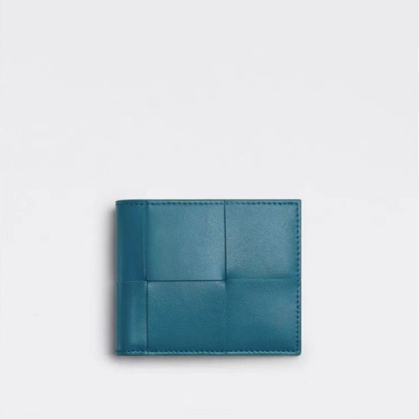 ❤보테가베네타 남성 블루 반지갑 - Bottega Veneta Mens Blue Half Wallets - bv208x