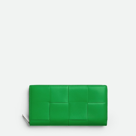 ❤보테가베네타 남성 그린 지퍼돌이 장지갑 - Bottega Veneta Mens Green Zippy Wallets - bv211x