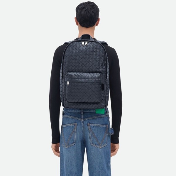 ❤보테가베네타 남성 클래식 네이비 백팩 - Bottega veneta Mens Navy Back Pack - bv248x