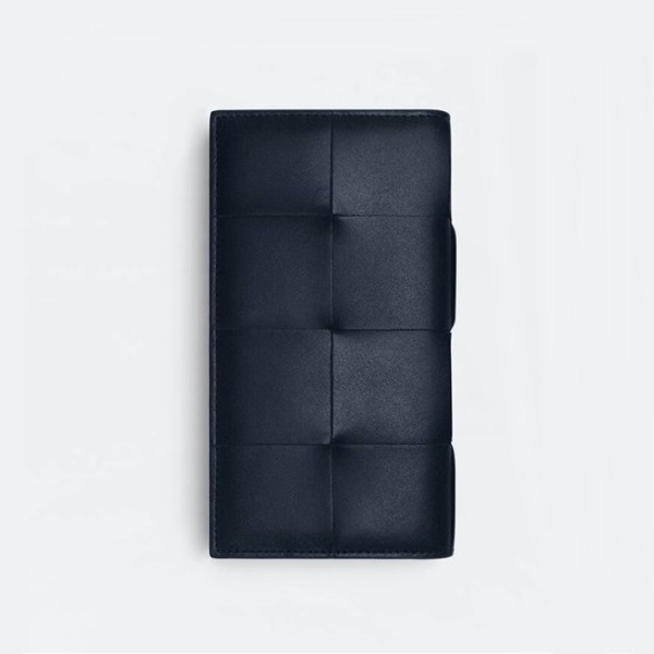 ❤보테가베네타 남성 네이비 장지갑 - Bottega Veneta Mens Navy Long Wallets - bv256x